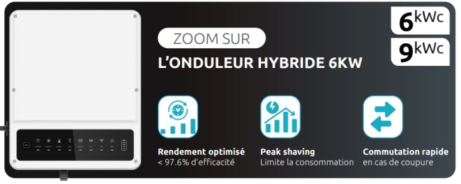 EcoKit solaire haut de gamme 9 kWc complet  avec batterie 15 Kw  